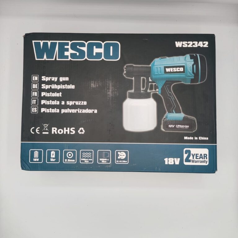 پیستوله برقی وسکو مدل WESCO کد 9488 ظرفیت 800 میلی لیتر