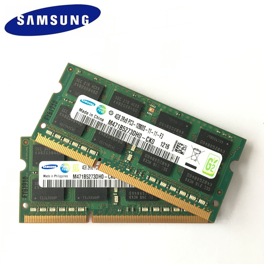 رم لپ تاپ سامسونگ مدل 1333 DDR3 PC3 10600s MHz ظرفیت 4گیگابایت
