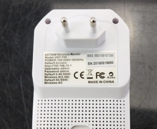 تقویت کننده وای فای 2.4GHz/5.8GHz 750Mbps 11AC Dual Band Wi-Fi Router Repeater