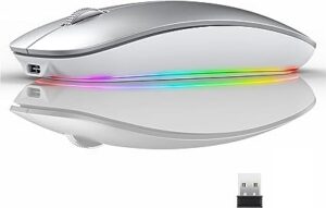 موس بی سیم Uiosmuph RGB Wireless Mouse