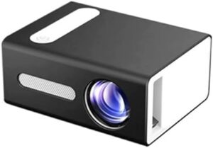 پروژکتور چند رسانه ای قابل حمل Yellow T300 Led Mini Projector 25ANSI استوک