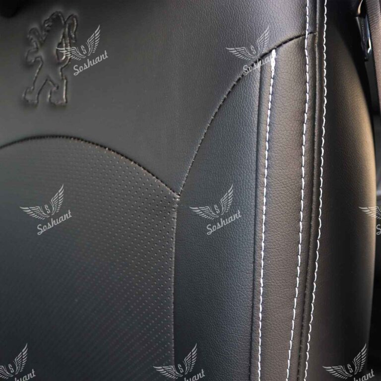 روکش صندلی چرم مدل دوماکو مناسب برای پراید 131 و 132 به همراه پشت گردنی و باکس نظم دهنده