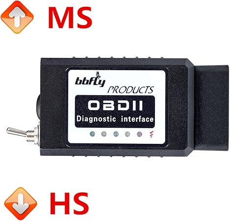 دیاگ بلوتوثی bbfly-BB77102 ELM327 V1.5 مخصوص Ford و Mazda