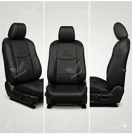 روکش صندلی مزدا 3 جدید چرم مشکی