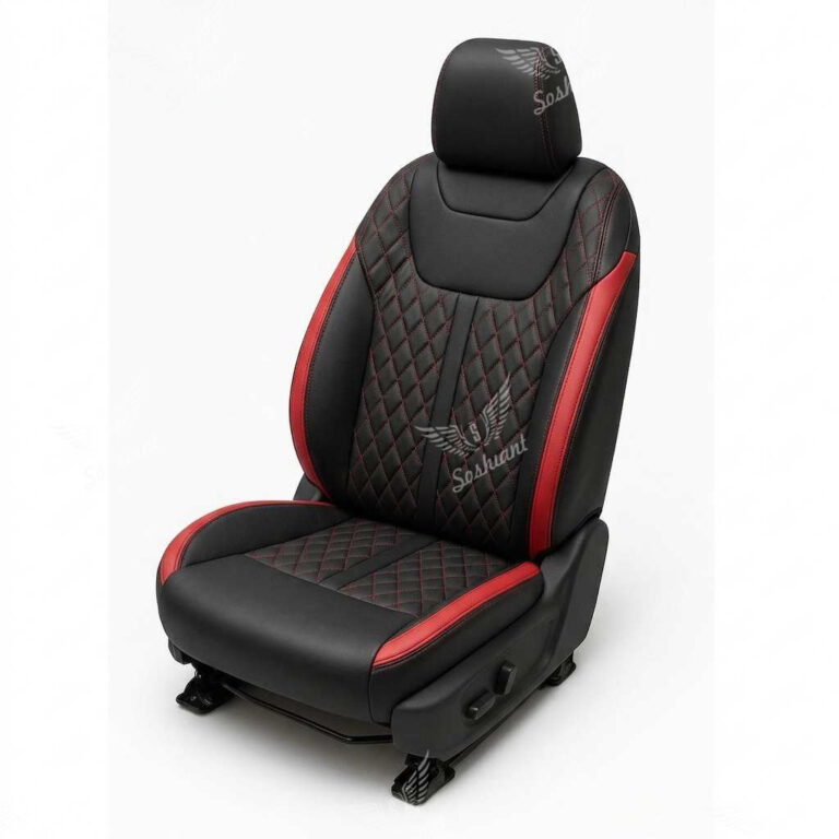 روکش صندلی اف ام سی اس ایکس ۵ (FMC SX5) چرم مشکی